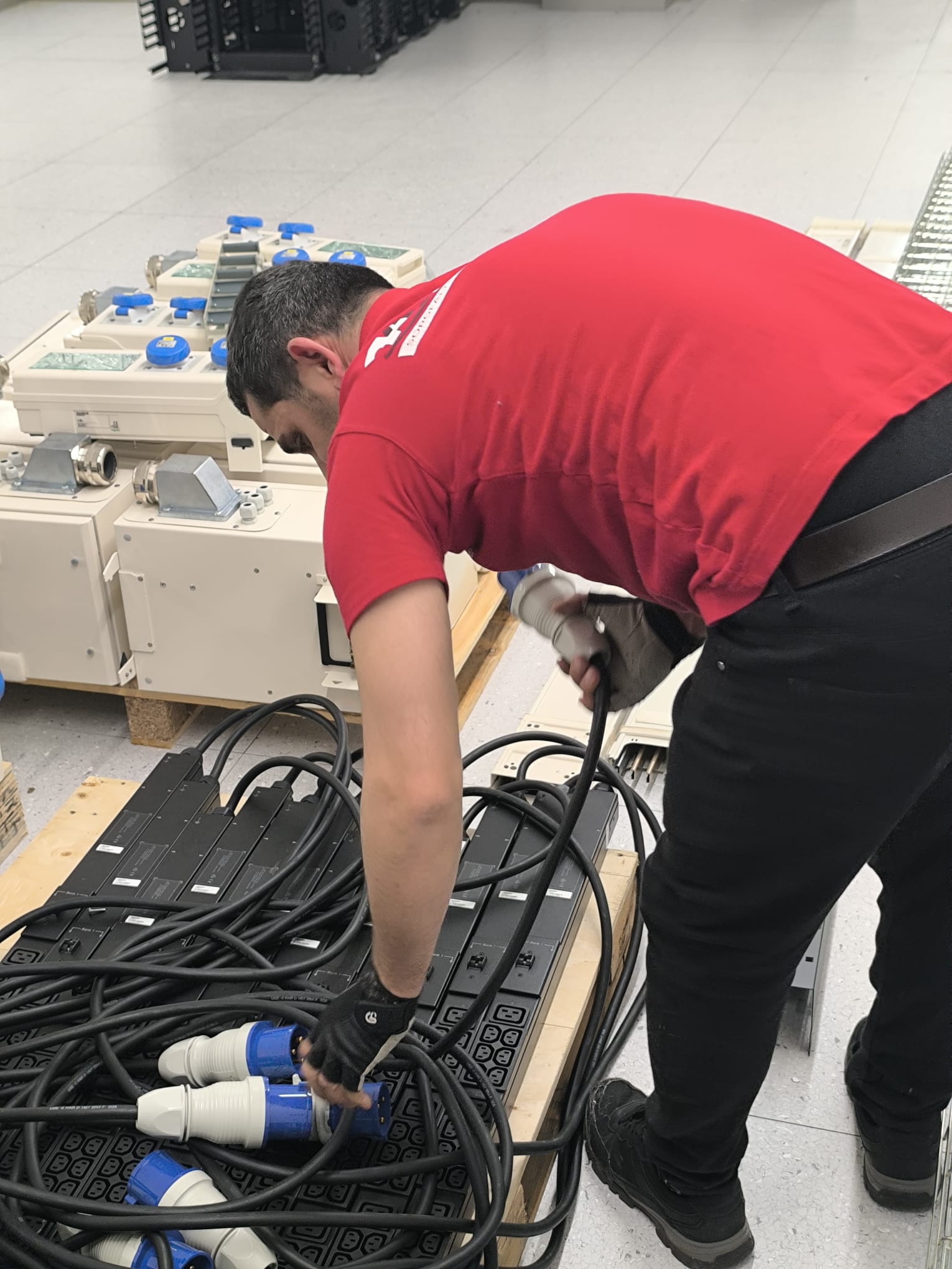 Rack-Reihen im Projektumfeld